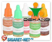 Купить онлайн в интернет-магазине жидкость для заправки электронных сигарет производства Dekang